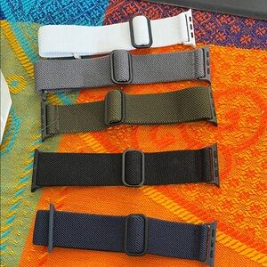 Men's Multi-Color Watch BRAND NEW Strap Set